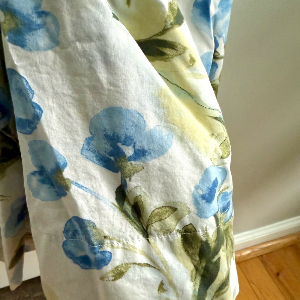 Abercrombie & Fitch Blue Floral Midi Skirt - Picture 3 of 4